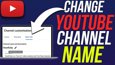 how to chage your youtube chanel name|can you change YouTube.